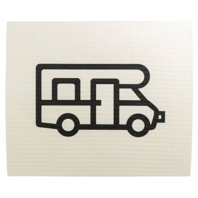 Dishcloth for motorhome – Classic. White