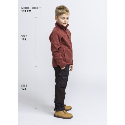 Knitted fleece with soft brushed inside perfect for outdoor life.