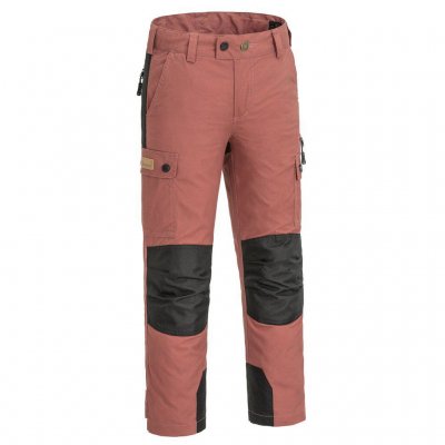 Pinewood Lappland Rusty Pink outdoor trousers for children are durable trousers for play, hiking and outdoor life.