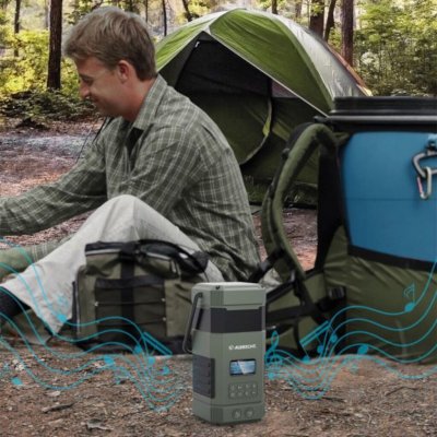 Perfect radio for camping and outdoor life.