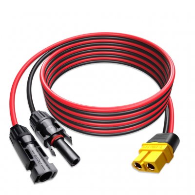 Connect your Ecoflow power station to a solar panel.