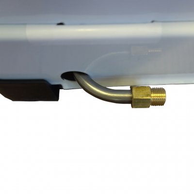 Connection for gas.