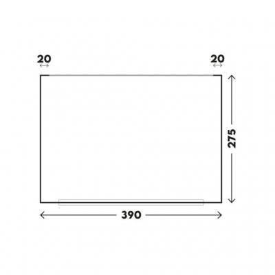 Floor plan for the Telta Life 390 awning.