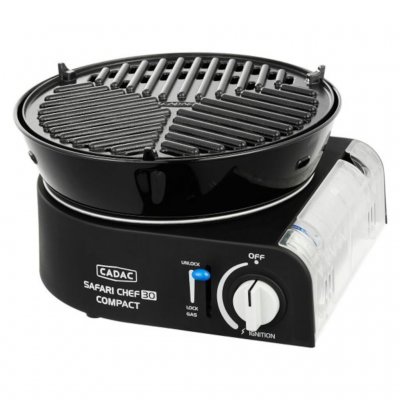 The grill has a grill plate.