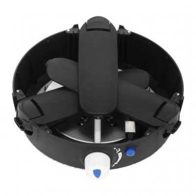 Fold in the legs for transport and storage of the camping grill.