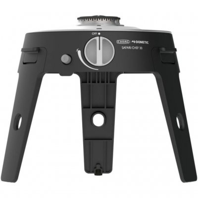 The knob makes it easy to adjust the flame on the grill.