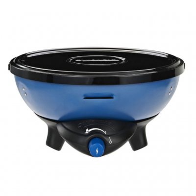 Remove the legs for transport and storage of the camping grill.