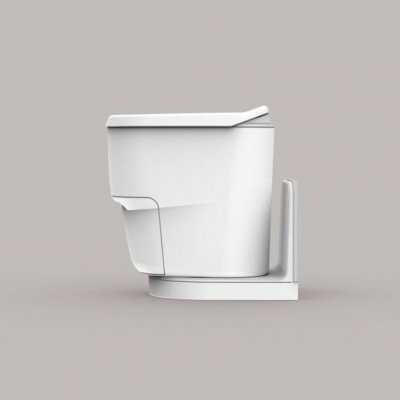 Clesana C1 waterless toilet, replacement model for Thetford cassette toilet