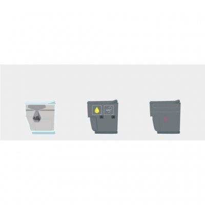 The toilet seals the waste in an airtight and odour-free bag.