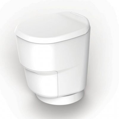 Clesana C1 toilet with the lid closed.
