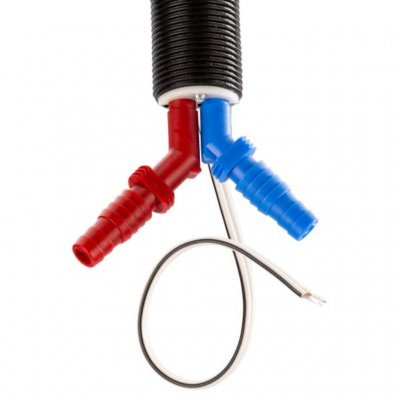 Connections for water lines on London mixer for caravan and motorhome..