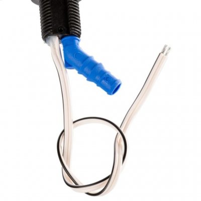 Connections on the underside of the London tap faucet for caravan and motorhome.