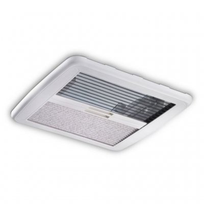 The roof window comes with a blackout blind and mosquito net.