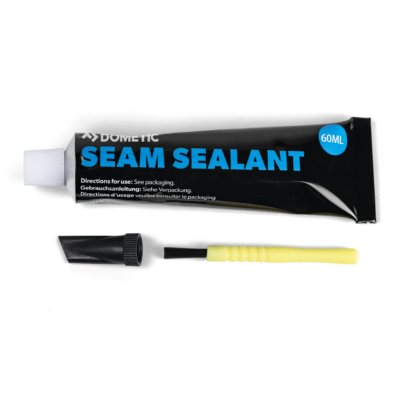 Seals seams on awnings and textiles