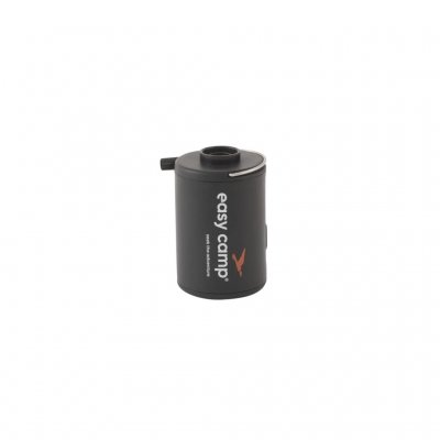 Rechargeable pump from Easy Camp for air mattresses and other outdoor gear.