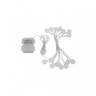 It is easy to turn the light string on and off using the on/off button.