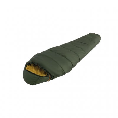 Easy Camp Falcon III is a warm sleeping bag with double-layer filling, suitable from spring to autumn.