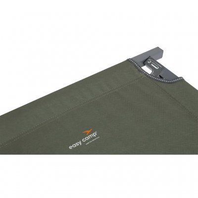 The sleeping surface is made of durable polyester.