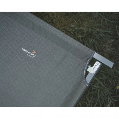 The sleeping surface is made of durable polyester.