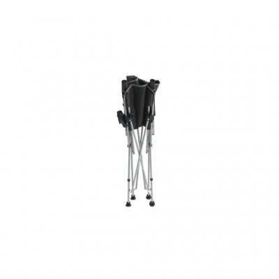 The chair can be unfolded or folded down in seconds.
