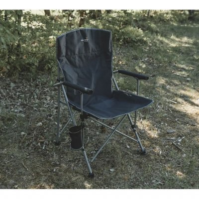 Easy Camp Oak is a pack-friendly camping chair with a robust steel frame, padded armrests and cup holder.