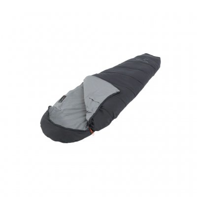 Full-length zipper and adjustable hood with drawstring.