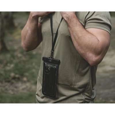 The phone and touchscreen function while the device is inside the case.