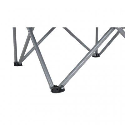 Stable steel frame and wide armrests