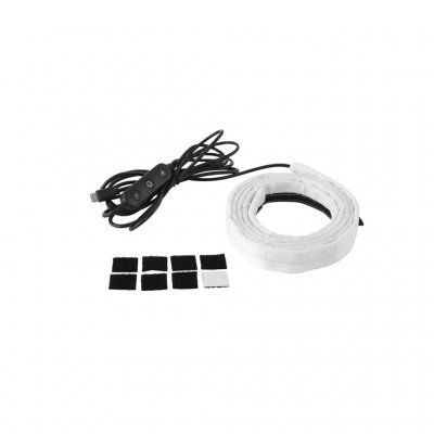 Includes attachment tabs for installation in tents without integrated hook-and-loop fasteners.