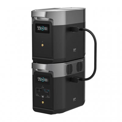 EcoFlow Delta 2 is expandable with an extra battery.