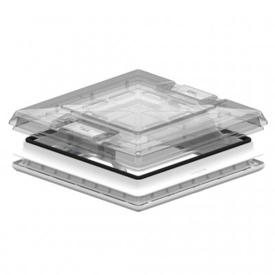 Fiamma Vent 50 Crystal roof hatch for caravan and motorhome.