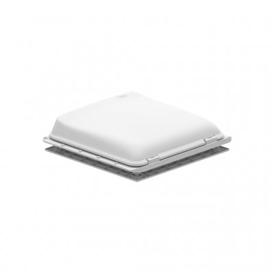 Fiamma Vent roof hatch completely in white in closed position.