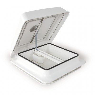 Fiamma vent roof hatch from above.