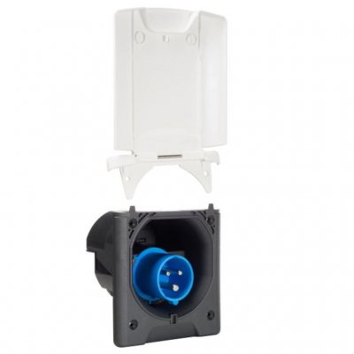 ABL Cover for Electrical Inlet 120 x 140 White