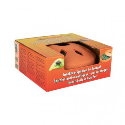 Favorit Insect Coils in Clay Pot