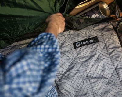 Soft woven tent mat for the Outwell Carolina 6
