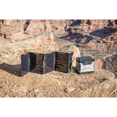 Charge your Goal Zero Yeti with a 100W Nomad 100 solar panel.