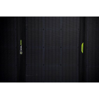 4 large solar panels provide a good charge even in moderately strong sun.