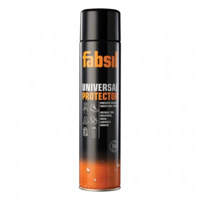 Fabsil Universal Protector spray impregnation for tents, clothing and equipment.