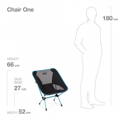 Dimensions Helinox Chair One Lightweight chair