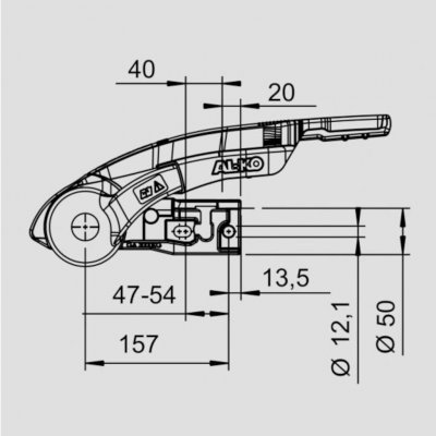 AL-KO AKS 3004 Towball coupling - Max 3000 kg