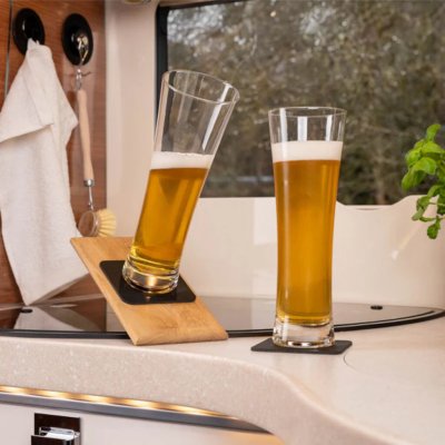 Silwy Magnetic Beer Glasses in Crystal (2-pack)
