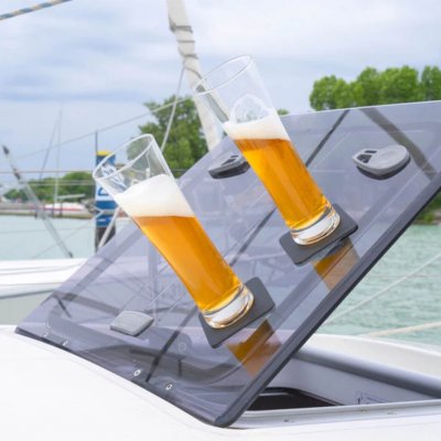 Silwy Magnetic Beer Glasses in Crystal (2-pack)