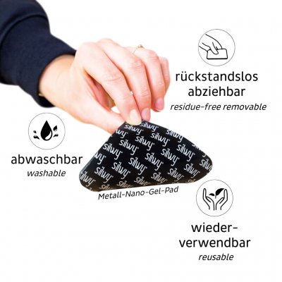 Two attachment plates that leave no residue are included