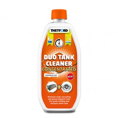 Thetford Duo Tank Cleaner is a powerful cleaning liquid waste tank and gray water. Removes grease and lime deposits and increase