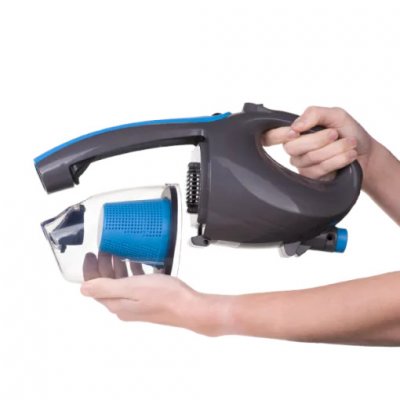 The container holds 0.6 L and can be easily emptied.