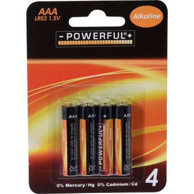 Batteries AAA 1.5V - 4-pack