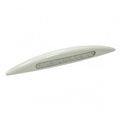 Dimatec door light for caravans and mobile homes in white.
