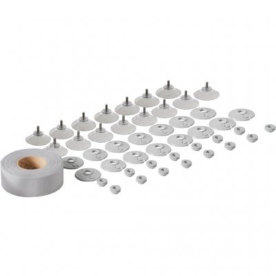 The brackets for the motorhome's windows are included in the set.