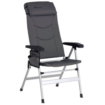 Isabella Thor camping chair in light grey color.